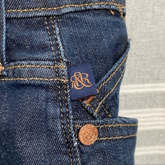 ROCK & REPUBLIC / Emo Dark Washed Stretch Denim Skinny Jeans Size 16M - Picture 7 of 12